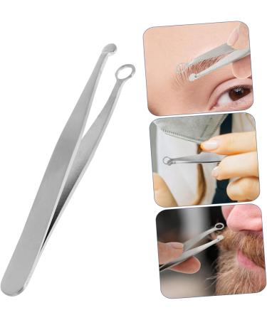 Beaupretty 1PC Nose Hair Trimmer Nose Trimming Nose Hair Clip Eyebrow Plucker Facial Hair Removal pinzas para u as Nasal Hair Tweezer Miss Stainless Steel Metal Cosmetic - Buy Online on GoSupps.com