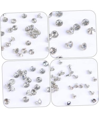 VILLCASE Scrapbook Accessories 1000 Sets Diamond Stud Rivets Silver Jacket Leather Stud Leather Crafts Repair Rivets Jeans Bags As Shownx5pcs 0.6X0.6X1CMx5pcs - Buy Online on GoSupps.com