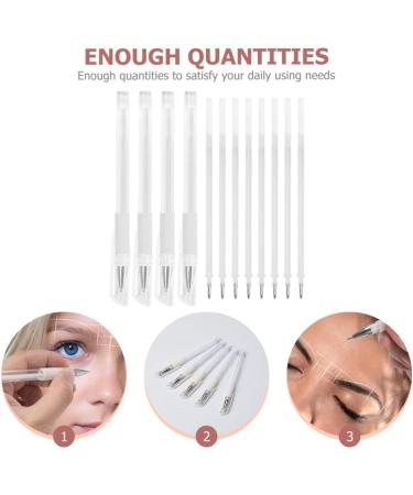 iplusmile Stylo Sourcils Marqueur Blanc 12 Pi ces pour Cartographie Microblading Waterproof Usage Professionnel Salon de Beaut  - Buy Online on GoSupps.com