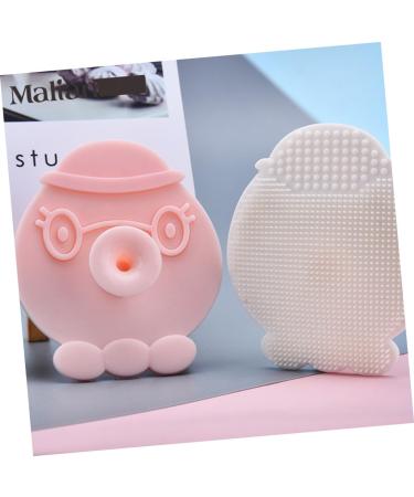 minkissy Brush Face Cleansing Brush Facial Brush Skin Friendly Silicone Brush Silicone White 7x6.2cm - Buy Online on GoSupps.com