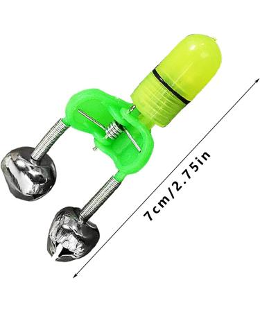 Cailauer 20Pcs LED Twin Bell Night Fishing Alarm Clip - LED Bite Indicator for Fishing Rods - Buy Online on GoSupps.com