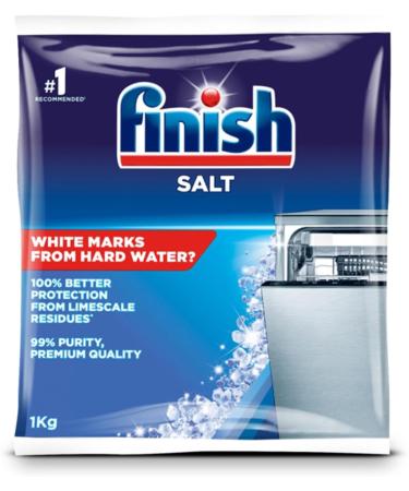 8 x Finish Dishwasher Salt 1kg Soften Water to Prevent Limescale & Watermarks - Buy Online on GoSupps.com