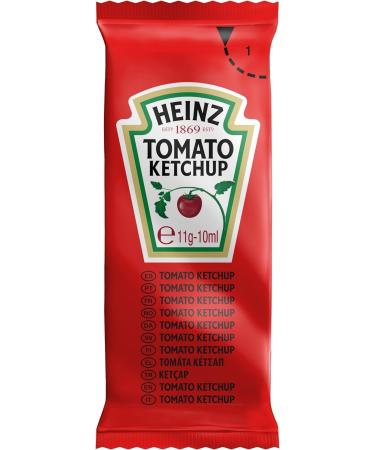  Italian Gourmet E.R. Heinz 200-pack of ketchup in 11g sachets ideal for chips paninis hamburgers and sandwiches + 400g gourmet Italian polpa - Buy Online on GoSupps.com