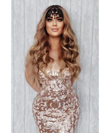 Nereida's Secret Bridal Rhinestone Headband - Gothic Black - Wedding Flapper Hair Accessory - Buy Online on GoSupps.com