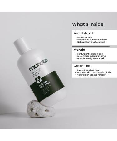 Men's Skin Face Wash - Mint & Marula Refreshing Cleansing Gel | Sulfate-Free 8 oz | International Shipping - Buy Online on GoSupps.com
