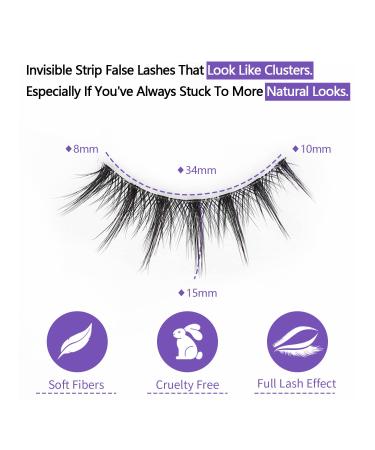 Manga Lashes 15mm 3D Japanese Wispy Spiky Eye False Eyelashes - 10 Pairs - Buy Online on GoSupps.com