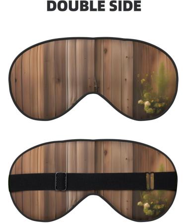 Vintage Door Print Soft Eye Mask - Sleep Mask for Men & Women | Travel Eye Mask for Restful Sleep - Buy Online on GoSupps.com