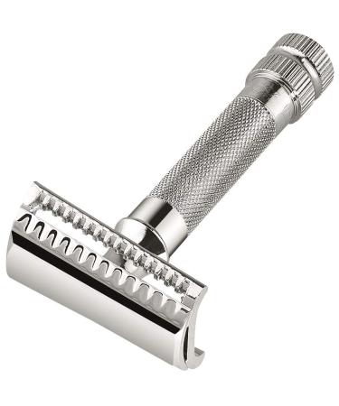 MERKUR DOVO Safety Razor 37C Slant Bar 90 g Silver - Buy Online on GoSupps.com