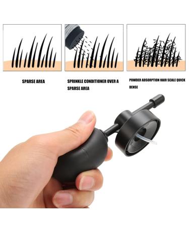 Hair Fibers Spray Pump Applicator Nozzle - Black Cover for Root Touch-Up & Hairline Filler | Fast International Shipping - Buy Online on GoSupps.com