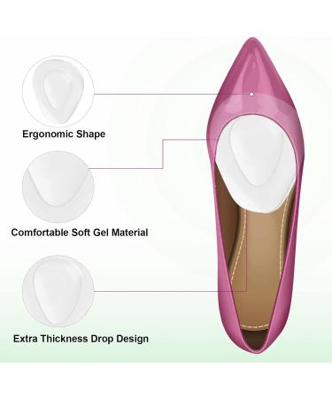 Metatarsal Pads 8 Pack for Women & Men - Pain Relief Gel Cushion for Ball of Foot - Metatarsal Foot Pad Insoles for Callus Cushion - Clear Shoe Pads - Buy Online on GoSupps.com