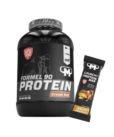 3kg Mammut Formula 90 Protein Protein Shake - Set (Nut + Protein Bar (Salty Peanut)) Nut + Protein Bar (Salty Peanut) 2-piece set