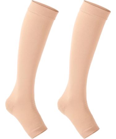 Buy Wade Compression Stockings - High-Elastic Nylon for Varicose Veins | Unisex Open Point Design | Improved Blood Circulation | International Shipping - Buy Online on GoSupps.com