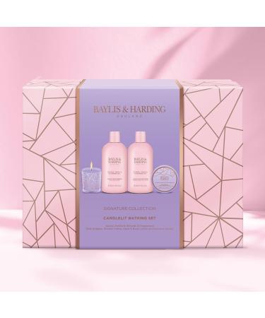 Baylis & Harding Jojoba Vanilla & Almond Oil Luxury Bath Gift Set - Vegan Friendly - Buy Online on GoSupps.com