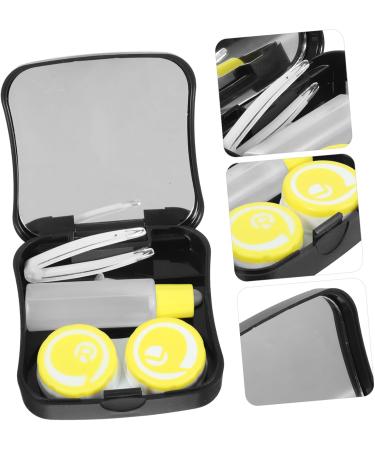 Solustre 3-Piece Clear Suitcase Holder & Glasses Stand - Cute Lens Containers for Small Animals - Buy Online on GoSupps.com