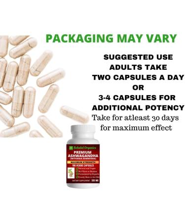 Behalal Organics Ashwagandha Quick Release Capsules - Buy Online on GoSupps.com