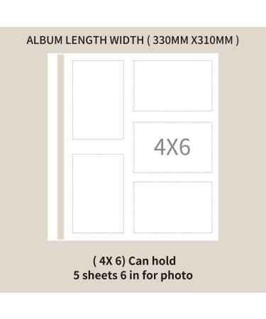 Hongxing Fabric Frame Cover Photo Album 4x6 1200 Pockets Photos  Linen Cover  Extra Large Capacity Wedding Picture Albums Holds 1200 Horizontal and Vertical Photos (1200Pockets  Black) (hx) 1200Pockets Black - Buy Online on GoSupps.com
