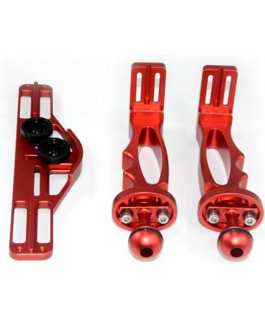 Extendable Dual Handle Underwater Camera Tray with Ball Handles - Stabilizer & Grip for Camera Housing, Gopro & Action Camera - Buy Online on GoSupps.com
