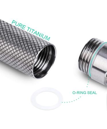 Opret Titan Metal Pill Dose - Waterproof Lightweight Travel Pill Box - Small Tablet Organizer for Outdoor Use - 1.5x4.5cm - Buy Online on GoSupps.com