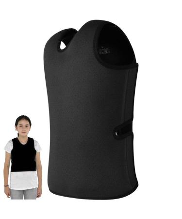 Sensory Vest Weighted Vest Low-Pressure Comfort for Kids Teens Autism Hyperactivity Mood Processing Disorder Black