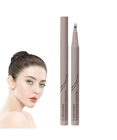 Double Tip Lower Lash Pen | Double Tip Quick Dry Waterproof Eyeliner Pen | Longwearing Eye Pencil Smudge Proof Liquid Eyeliner Liquid Eyebrow Pencil for Lower Eyelash Area Maijia Dark Brown