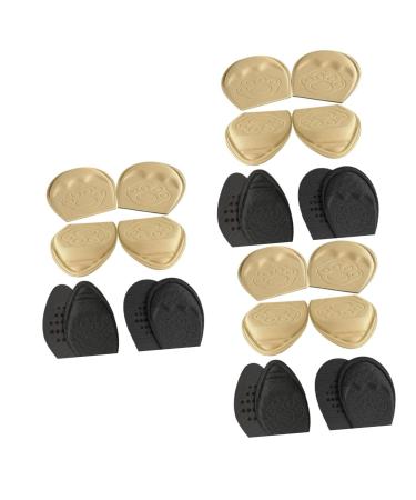 Gatuida 12 Pairs Forefoot Half Size Pad Plantar Insoles High Heel Shoes for Women Black Heels Insoles for Heels Metatarsal Support of Sticky Insole Foam Breathable