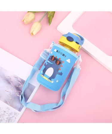 2Pack Children's Water Bottle Carrier - Insulated with Adjustable Straps - Blue + Purple - Buy Online on GoSupps.com