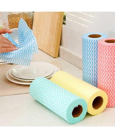SZHO Disposable Cleaning Towels Reusable Cleaning Cloths Kitchen Towels Dish Cloths Dish Rags Non Woven Fabric Handy Wipes - Buy Online on GoSupps.com