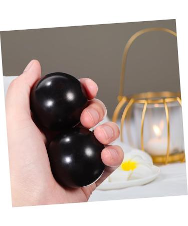 2-Set Gemstone Baoding Balls - Health Massage Tools for Relaxation | Marble & Wood Massage Roller Balls - Buy Online on GoSupps.com