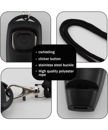 High-Frequency Dog Whistle & Clicker Set - R tter Refraction Training Tools for Barking Control & Recall - 2 Packs in Black & Red - Buy Online on GoSupps.com