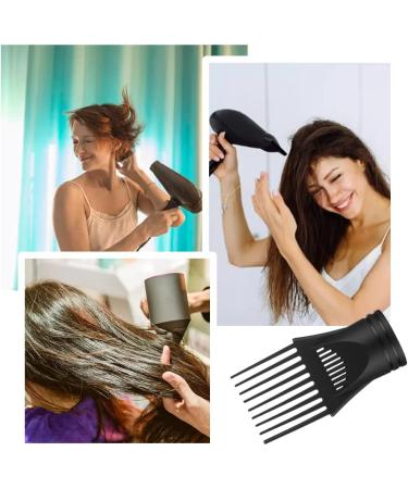 JiangbihanXX Hair Dryer Diffusers Wind Blow Cover Comb Attachment Nozzle Professional Blow Dryer Mouth Nozzle Attachments for Hair Styling (2Pcs) - Buy Online on GoSupps.com