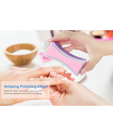 Professional Nail Buffer Block - 4-Sided Nail Files and Buffers for Shaping and Polishing | New Natural Nail Polisher for Nail Art | Ideal for Home and Salon Use (2 Pcs) - Buy Online on GoSupps.com