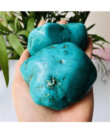 Natural 1pc Natural Crystal Turquoise raw Stone Crystal specimens ningxiao (Size : 130-140g) - Buy Online on GoSupps.com