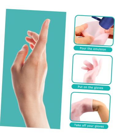 PLAFOPE 1 Pair Moisturizing Gloves Hands Care Cracked Hand Gloves Hand Moisturizer Exfoliating Hand Masks Hands Beauty Masks Moisture Gel Gloves Overnight Gloves for Dry Hands - Sebs 21.5X11.5cm - Buy Online on GoSupps.com