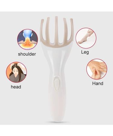 Portable Electrical Scalp Massager - Vibration Head Massage Device for Relaxation | Full-Body Handheld Massager - Ideal for Home & Office - Buy Online on GoSupps.com