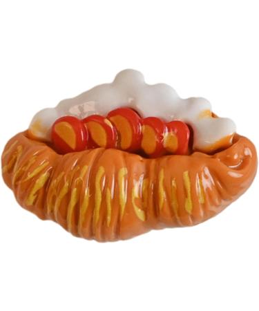 Novelty Simulation Bread Hair Clip Carnival Photo Hairpin Women Girls Mailer Look Braid Photography Hair Clips for Women Thin Hair Clips for Women Hair Styling Resin Simulation - Buy Online on GoSupps.com