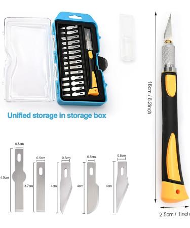 NEWISHTOOL Precision Hobby Knife Set for Architecture Modeling, Scrapbooking, Woodworking - Sharp Exacto Knife for Pumpkin Cutting and Fine Detail Work - Buy Online on GoSupps.com