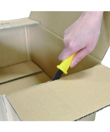 CANARY Corrugated Cardboard Cutter Dan Chan  Safety Box Cutter Knife  Non-Stick Fluorine Coating Blade   Made in JAPAN  Yellow (DC-190F-1) (Bulk 3 pcs) - Buy Online on GoSupps.com