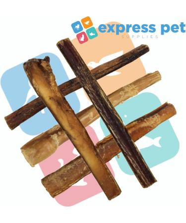 Express Pet Supplies 20 x 8" Inch (20cm) Long Thick Bulls PIZZLES Pizzle Bully Sticks Dog Treat Chew - Buy Online on GoSupps.com