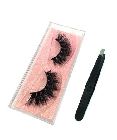 GOO GOO 16mm Bushy Siberian Mink Fur False Eyelashes - Handmade 3D Natural Soft Curl Fake Lashes - Reusable Makeup Eyelashes - 1 Pair - Buy Online on GoSupps.com