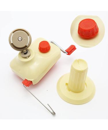 LAMXD Hand Operated Yarn Ball Winder - Portable & Easy to Use with Metal Handle and Clamp - Includes Yarn Needles Set - Buy Online on GoSupps.com