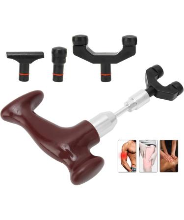 Ververt Touch T-Shape Therapeutic Hand Massager | Deep Tissue Muscle Massage Gun for Pain Relief & Acupressure - Ideal for Physiotherapy - Buy Online on GoSupps.com