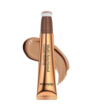 Makeup Highlighter, Makeup & Blush 3 In 1, Self-Sharpening Stick Highlighter Contour Pen Mirror Liquid Powder Waterproof Light Face Cosmetics