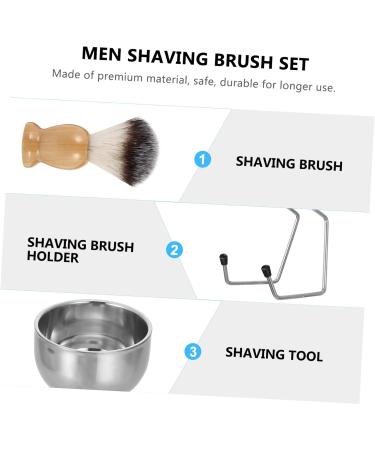 Minkissy Men's Shaving Set - Brush Razor & Cream | Premium Beard Grooming Essentials - Buy Online on GoSupps.com
