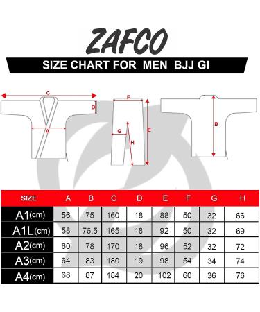 Men's Brazilian Jiu Jitsu Gi - Light Preshrunk Grappling Uniform with White Belt - Black A1L - Buy Online on GoSupps.com