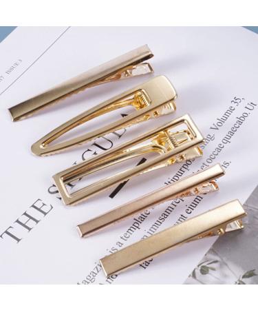 30pcs Alligator Hair Clips - Metal Crocodile Hair Clamps for Girls & Women | Golden Duck Bill Hair Clips - Buy Online on GoSupps.com