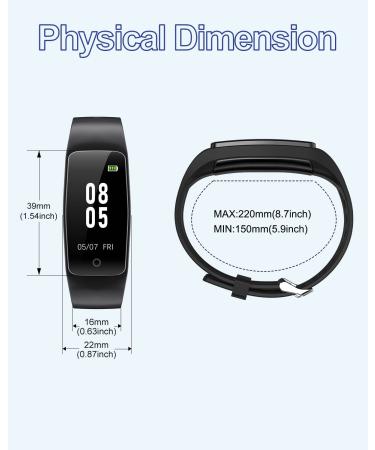 GRV Waterproof Pedometer Watch - Steps & Calories Counter, Sleep Tracker - No Bluetooth/App Required - For Men, Women, Kids, Parents - Black - Buy Online on GoSupps.com