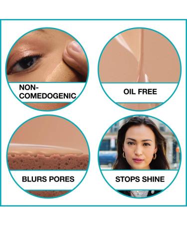 Maybelline Fit Me Matte + Poreless Liquid Foundation 112 Natural Ivory - 1.3oz Pouch Format - Buy Online on GoSupps.com