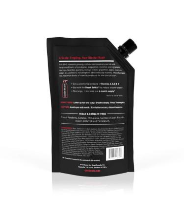 Beast Tingle Shampoo Refill Pouch 16oz - Ginseng, Caffeine & Essential Oils - Energizing Cleansing Formula - 16 Fl Oz - Buy Online on GoSupps.com