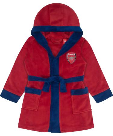 Arsenal FC Baby Fleece Hooded Bathrobe | Official Merchandise | Gift for 12-18 Months | Red - Buy Online on GoSupps.com