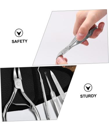 POPETPOP 1 Set Manicure 2-piece Set Pedicure Nail Trimmer Nursing Cuticle Trimmer Pedicure Nail Pedicure Trimmer Skin Nippers Home Tools Toenail Clipper Stainless Steel Nail Remover - Buy Online on GoSupps.com